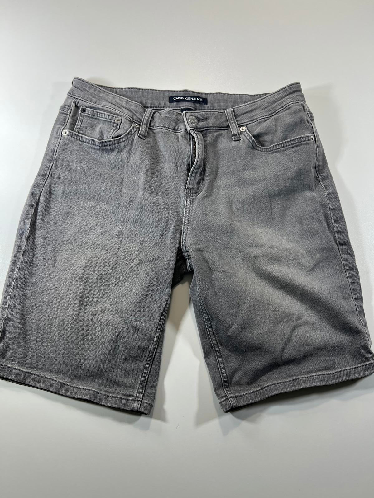 Calvin Klein Jeans womens Grey Denim Shorts