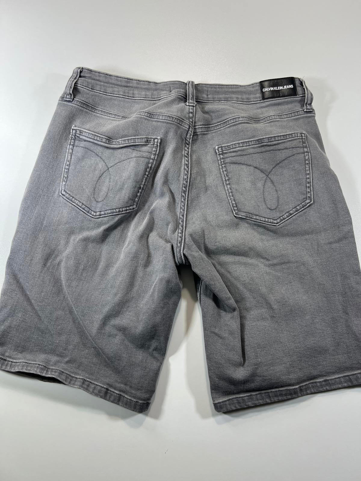 Calvin Klein Jeans womens Grey Denim Shorts