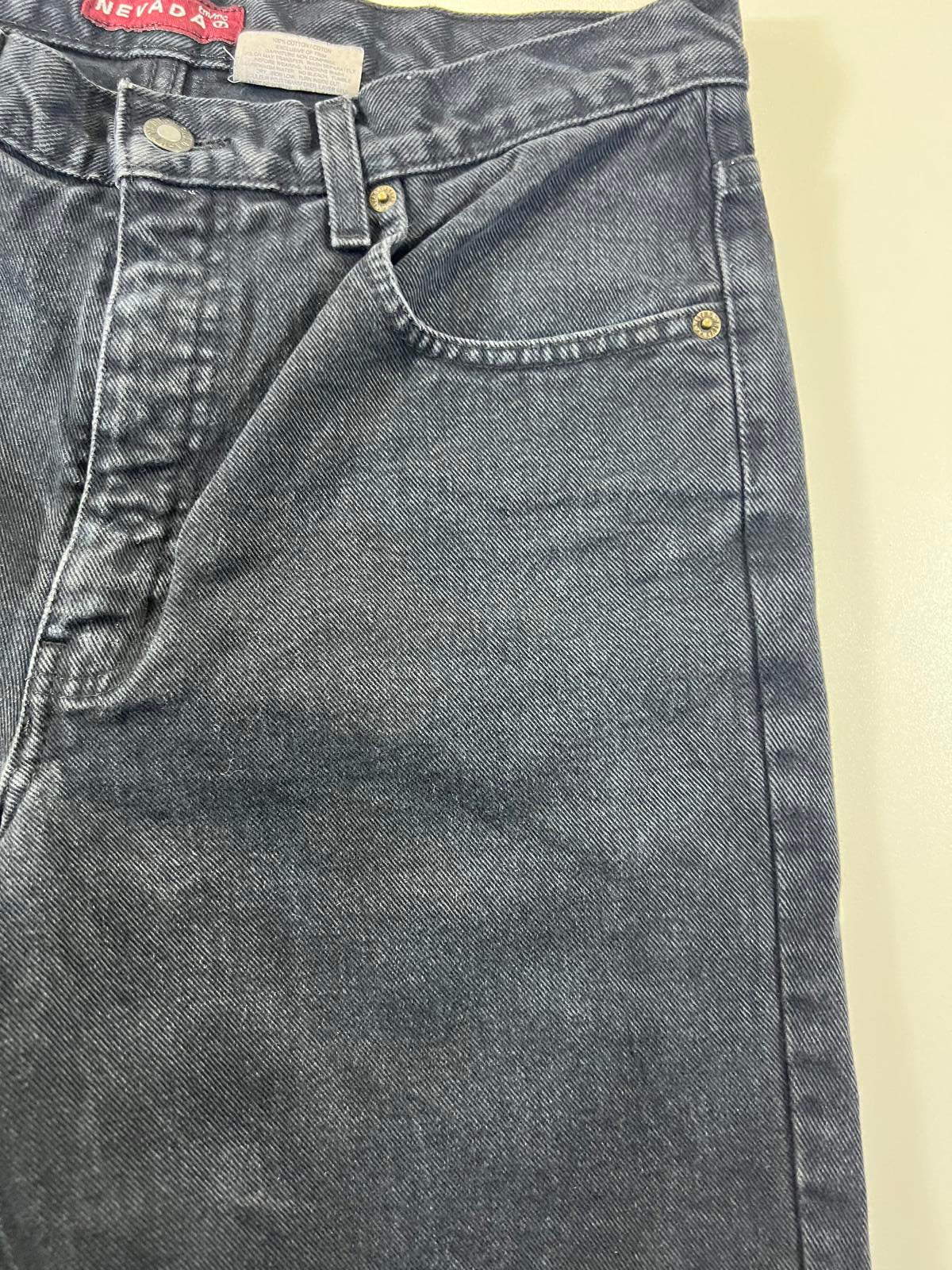 Vintage Nevada Black Denim Shorts 34