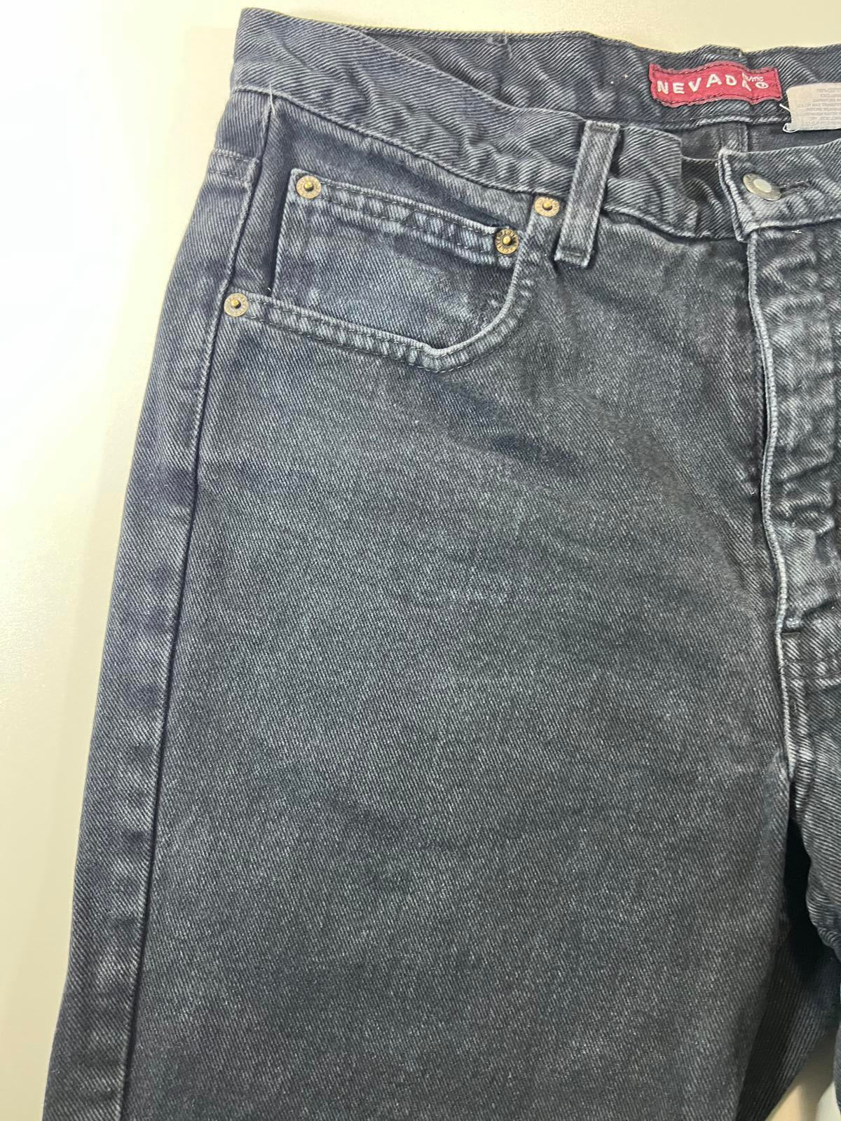 Vintage Nevada Black Denim Shorts 34