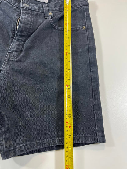 Vintage Nevada Black Denim Shorts 34