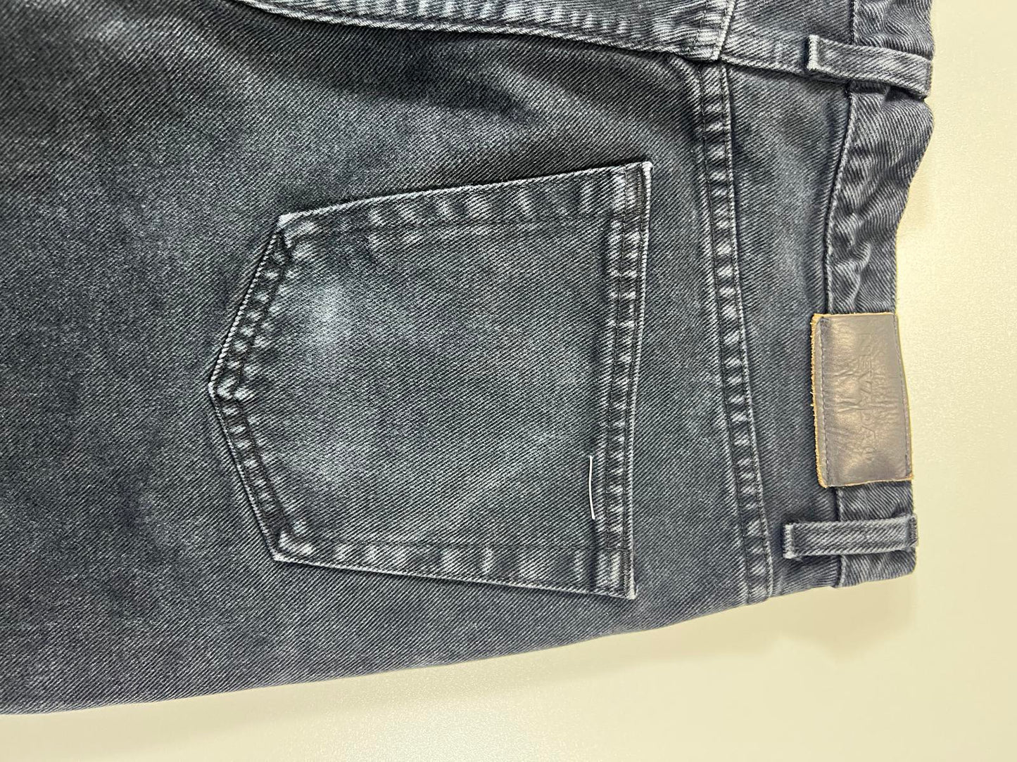 Vintage Nevada Black Denim Shorts 34