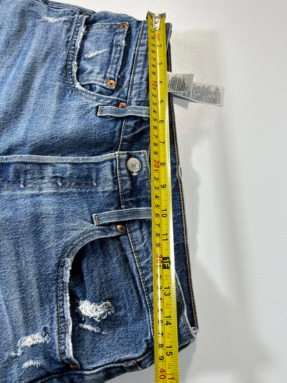 Vintage Levi’s 501 Blue Distressed Denim Shorts 30