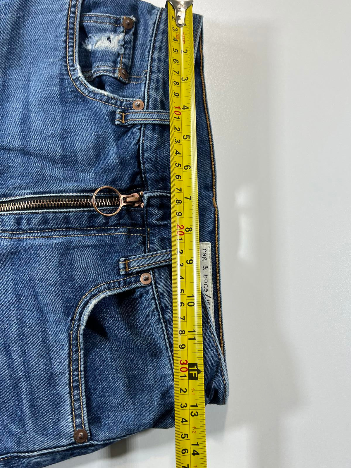 rag & bone Denim Mini Skirt Size 25