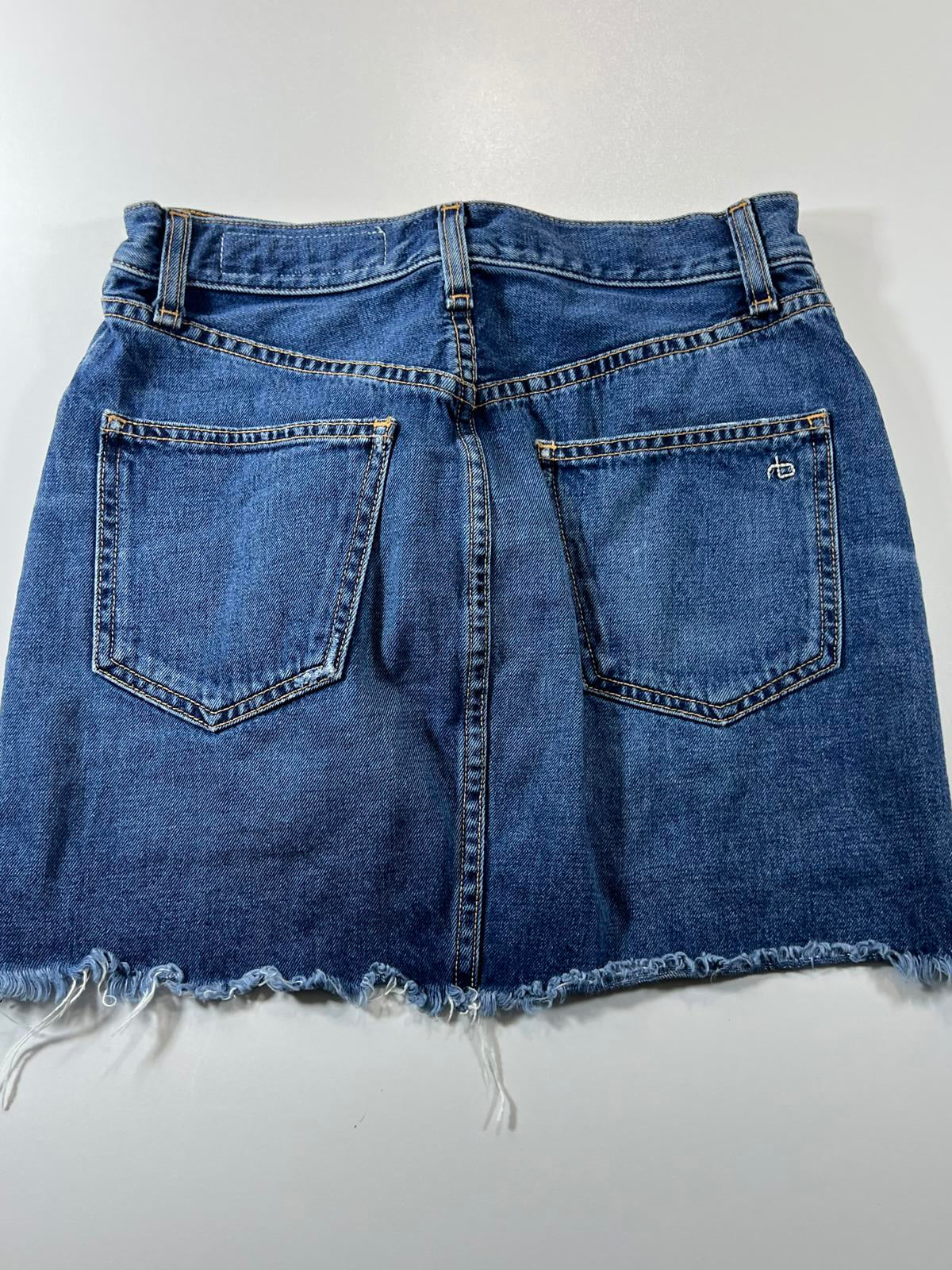 rag & bone Denim Mini Skirt Size 25