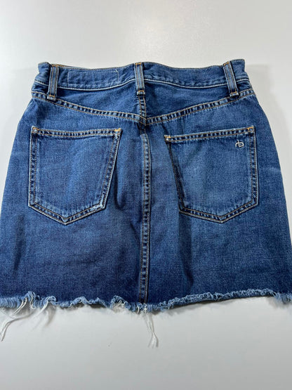 rag & bone Denim Mini Skirt Size 25