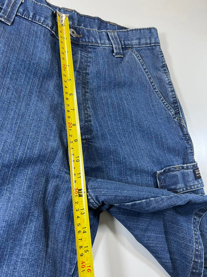 Wrangler vintage  Blue Denim Cargo Shorts 34