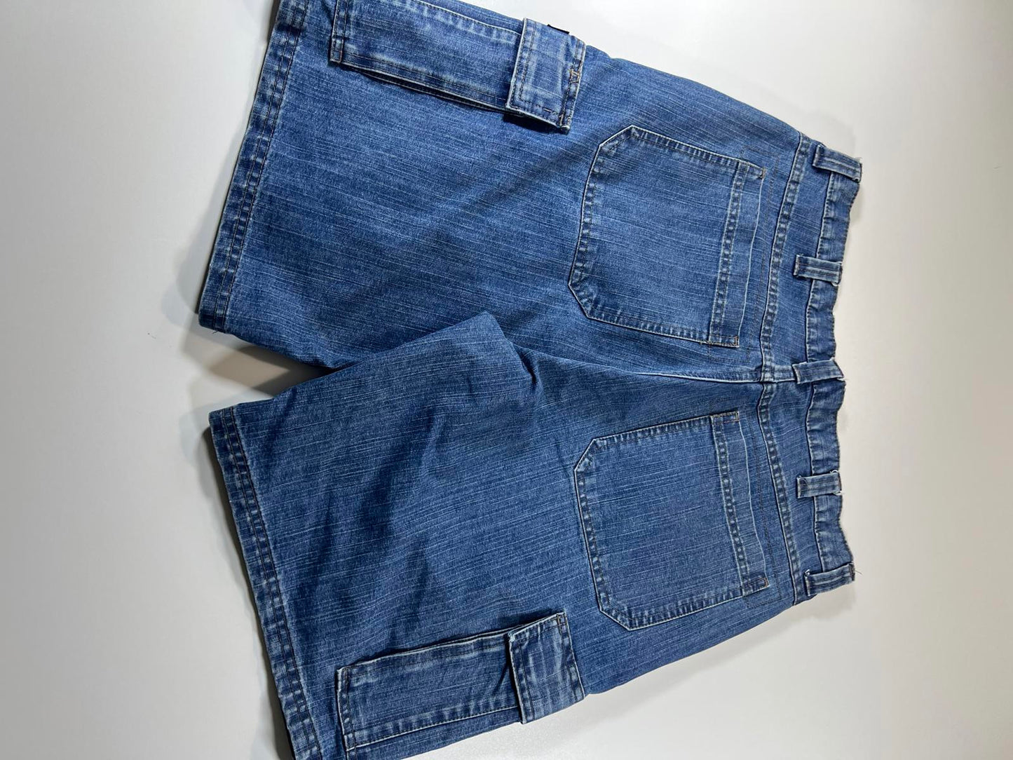 Wrangler vintage  Blue Denim Cargo Shorts 34