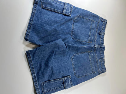 Wrangler vintage  Blue Denim Cargo Shorts 34