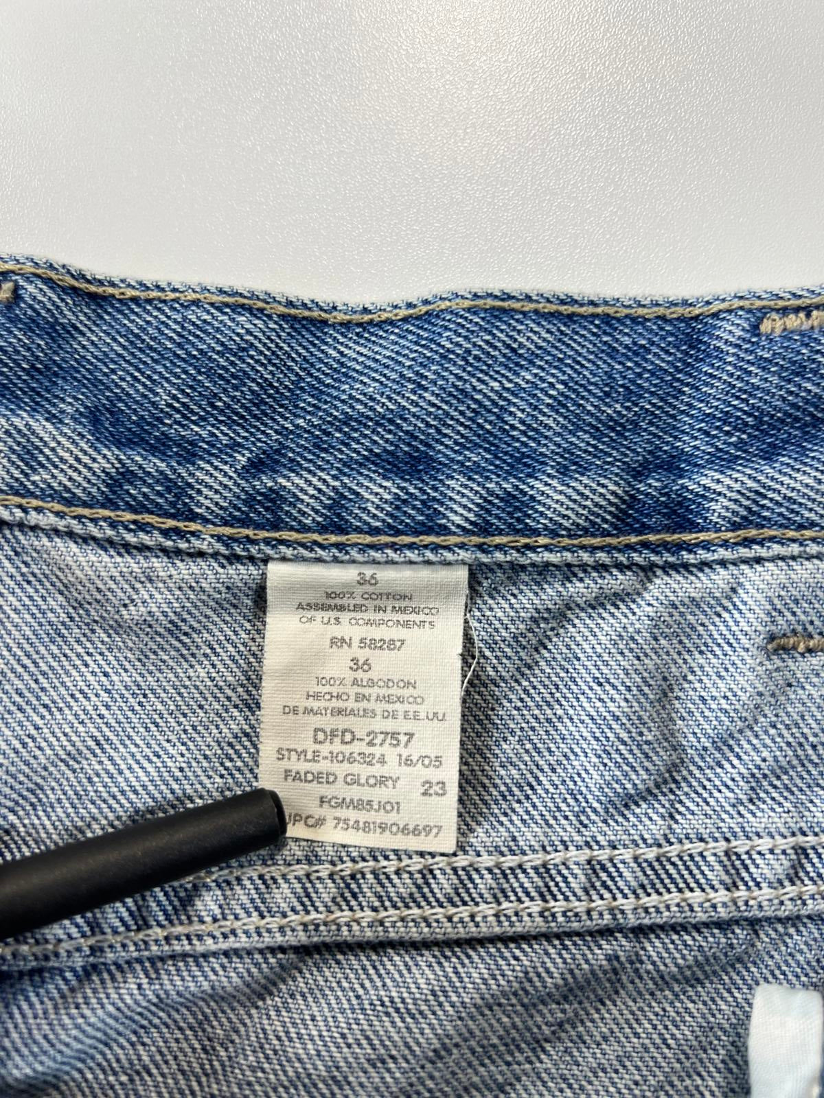 Vintage faded glory Classic Light Blue Denim Shorts 36