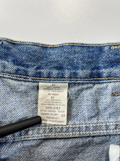 Vintage faded glory Classic Light Blue Denim Shorts 36