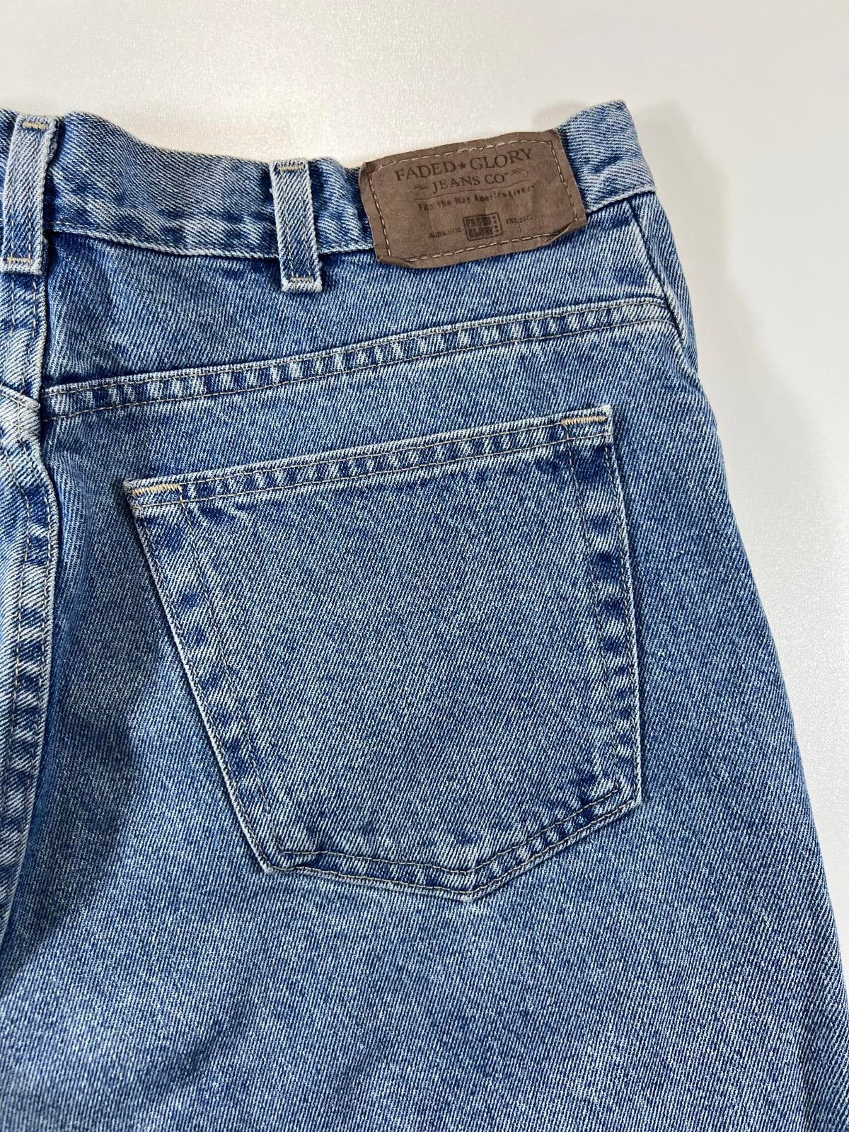 Vintage faded glory Classic Light Blue Denim Shorts 36