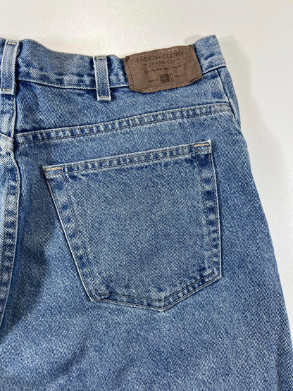 Vintage faded glory Classic Light Blue Denim Shorts 36