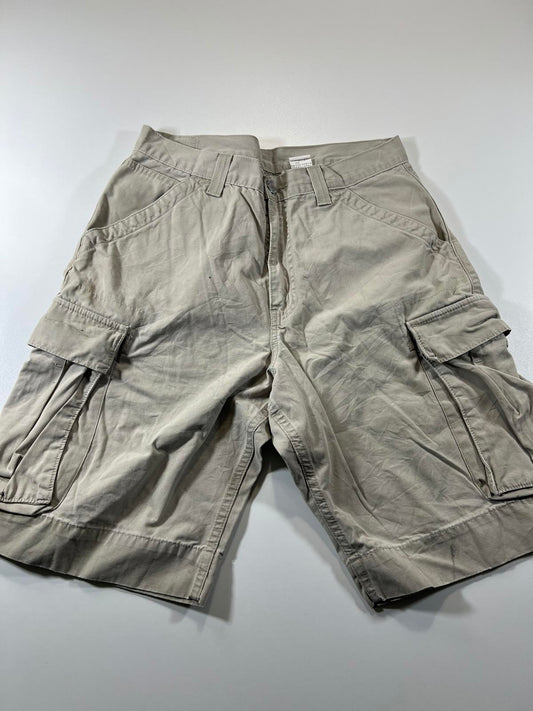 Vintage Levi’s Men's Beige Cargo Shorts 30