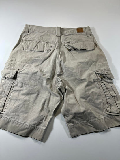 Vintage Levi’s Men's Beige Cargo Shorts 30
