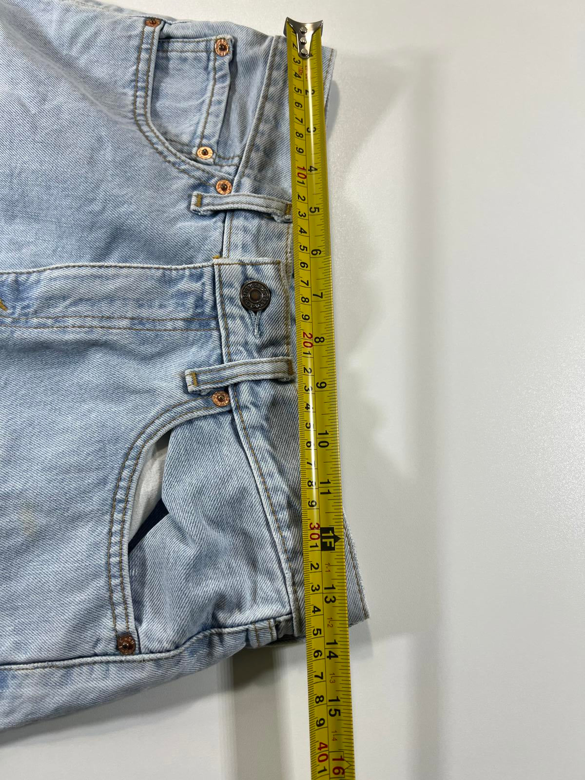 Vintage Levi’s custom Light Blue Denim Skirt 28