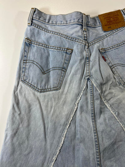 Vintage Levi’s custom Light Blue Denim Skirt 28