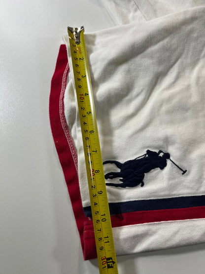 Ralph Lauren Polo White Athletic Shorts #14 and Crest L