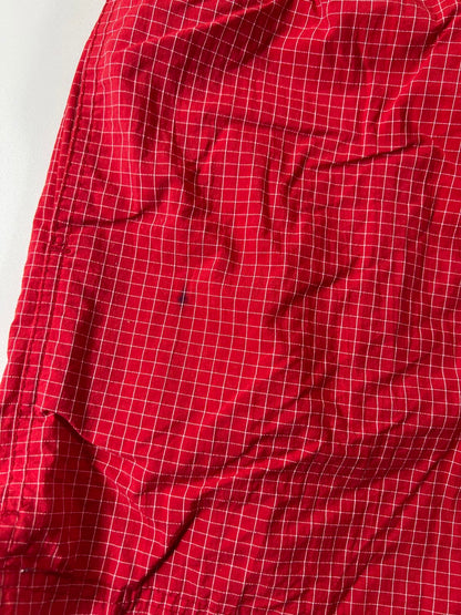 Vintage Retreat Sport Red Checkered Shorts