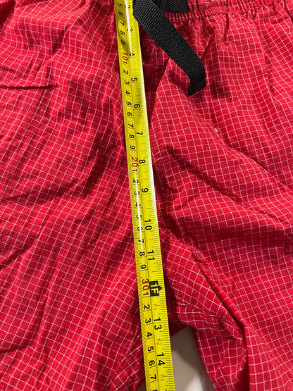 Vintage Retreat Sport Red Checkered Shorts