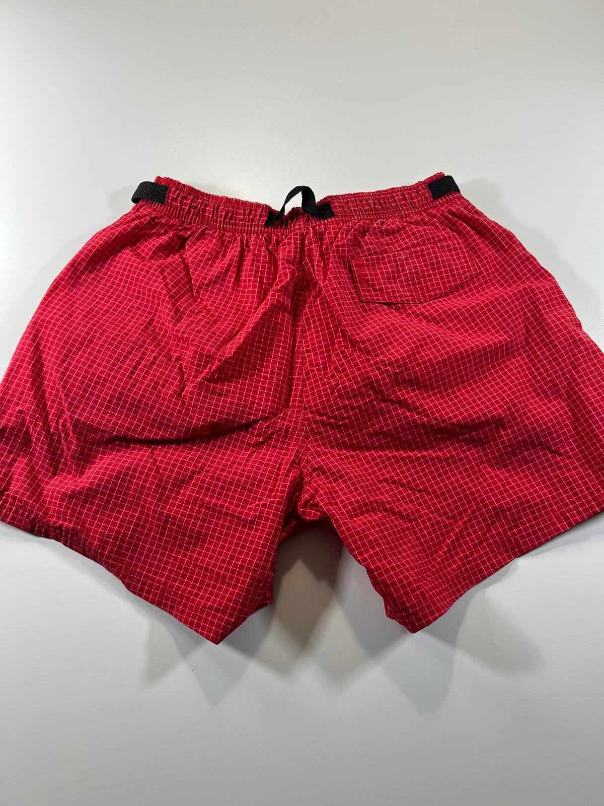Vintage Retreat Sport Red Checkered Shorts