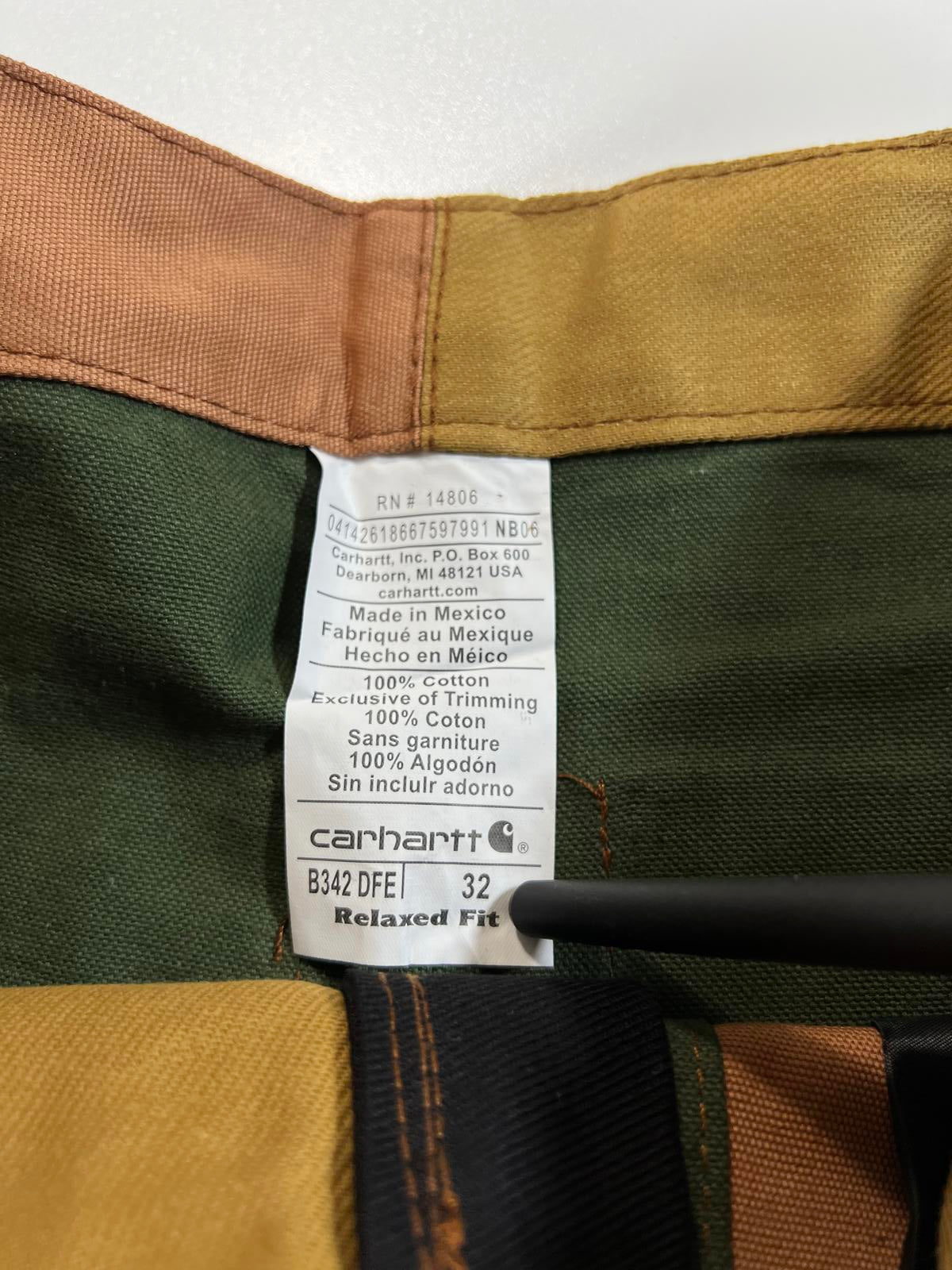 Carhartt Custom Men's Colorblock Shorts  Multicolor Panel 32