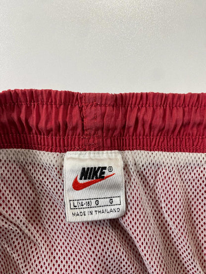 Vintage Nike Red Athletic Shorts Large (14-16)