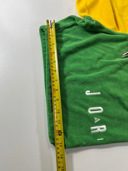 Jordan Two-Tone Yellow and Green Shorts L