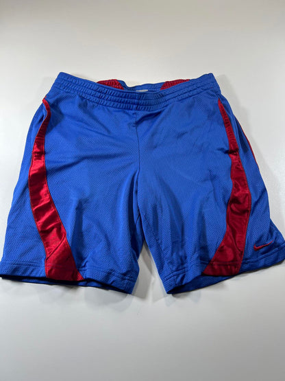 Nike Blue and Red Athletic Basketball Shorts