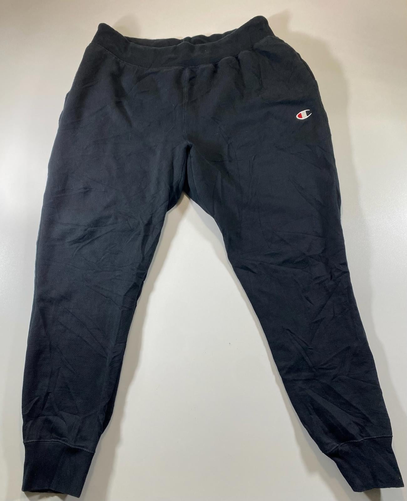 Champion Black Jogger Sweatpants L