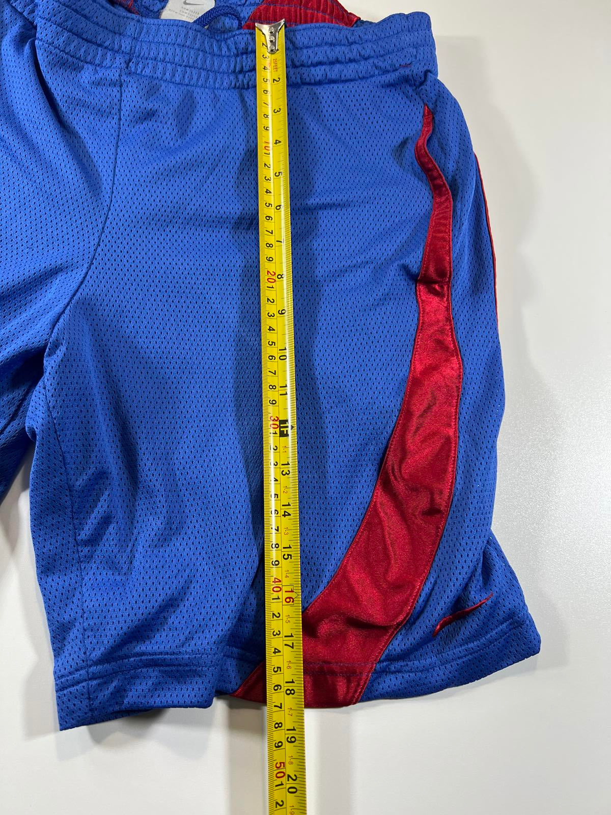 Nike Blue and Red Athletic Basketball Shorts