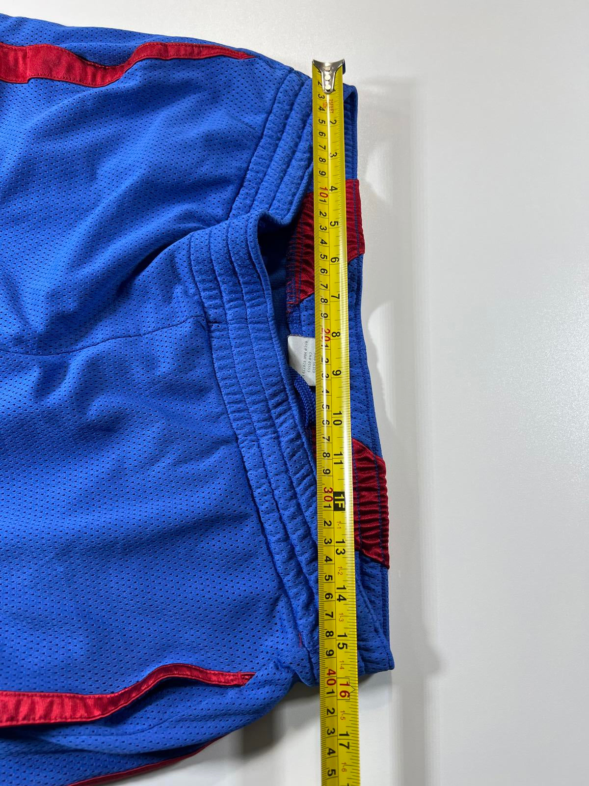 Nike Blue and Red Athletic Basketball Shorts