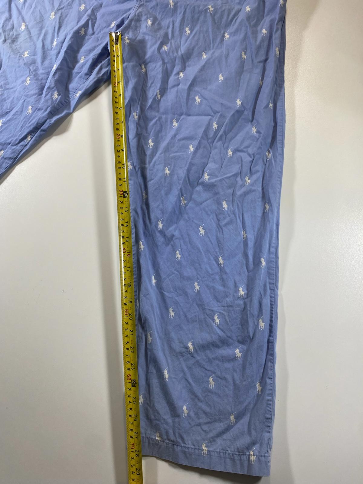 Polo Ralph Lauren Blue Cotton Pajama Pants L