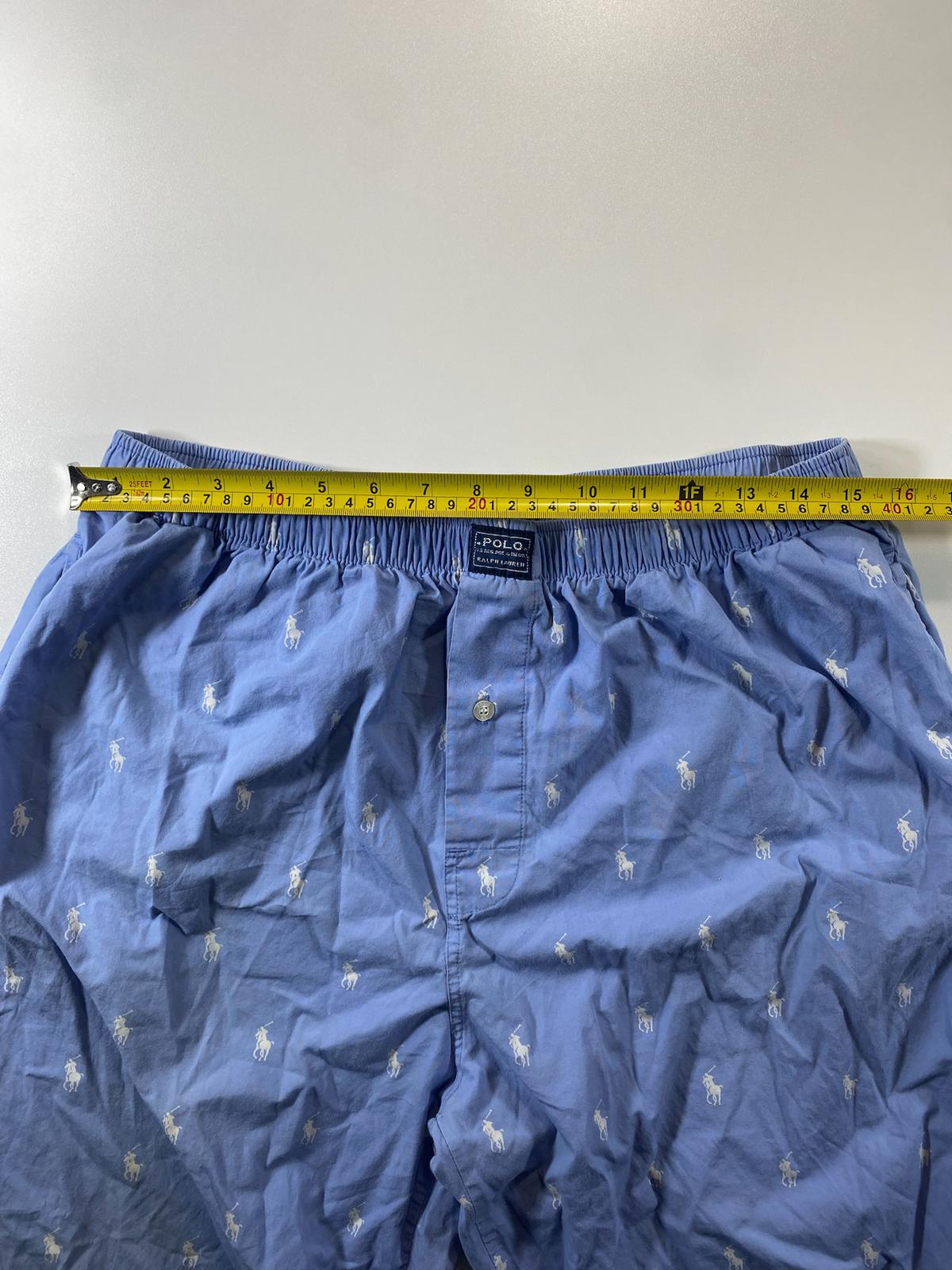 Polo Ralph Lauren Blue Cotton Pajama Pants L