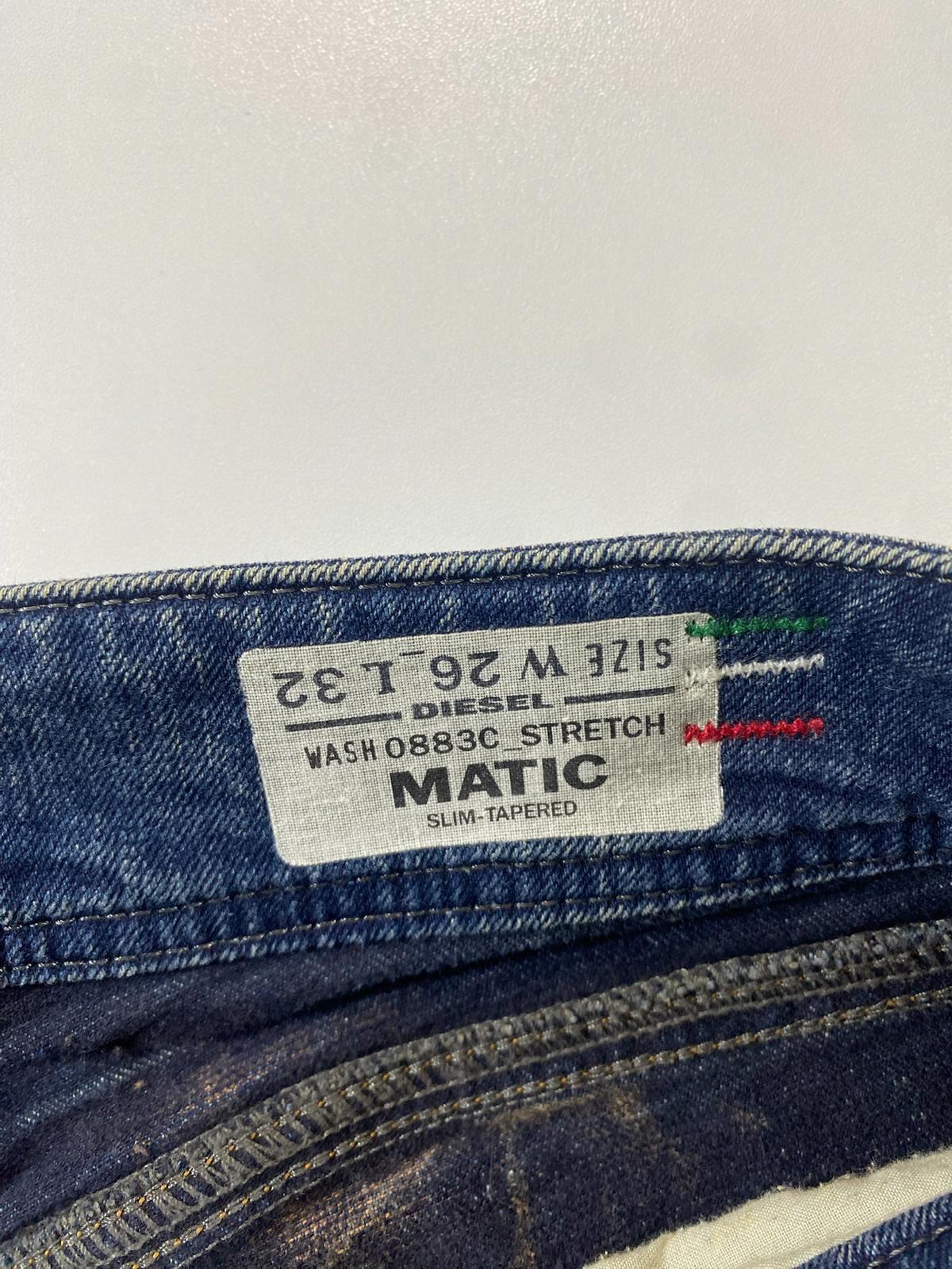 Diesel Distressed and Bleached Skinny Jeans