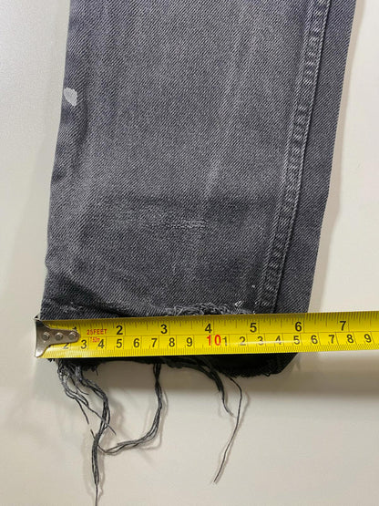 Kenzo H&M Black Denim Jeans with Distressed Details