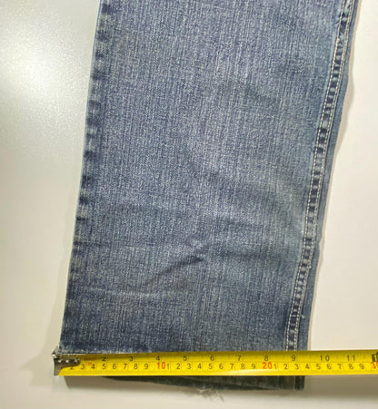 Vintage Sean John Blue Denim Jeans with Embroidered Details