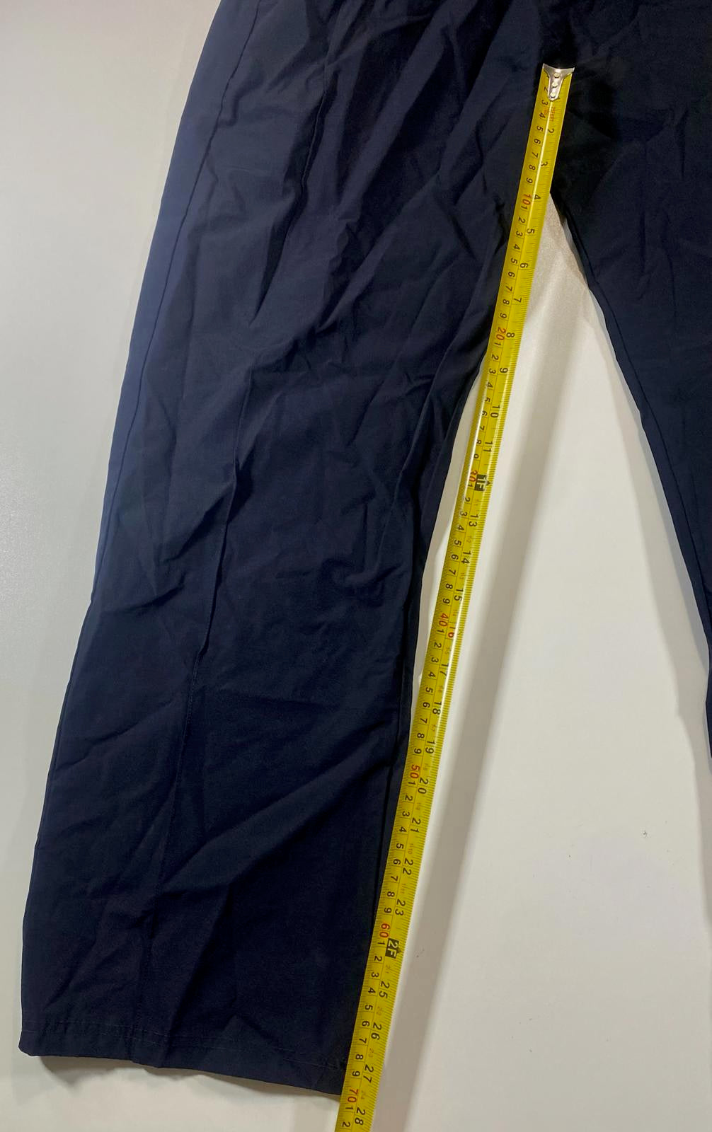 AMI Paris Navy Track Pants with Green Heart Logo