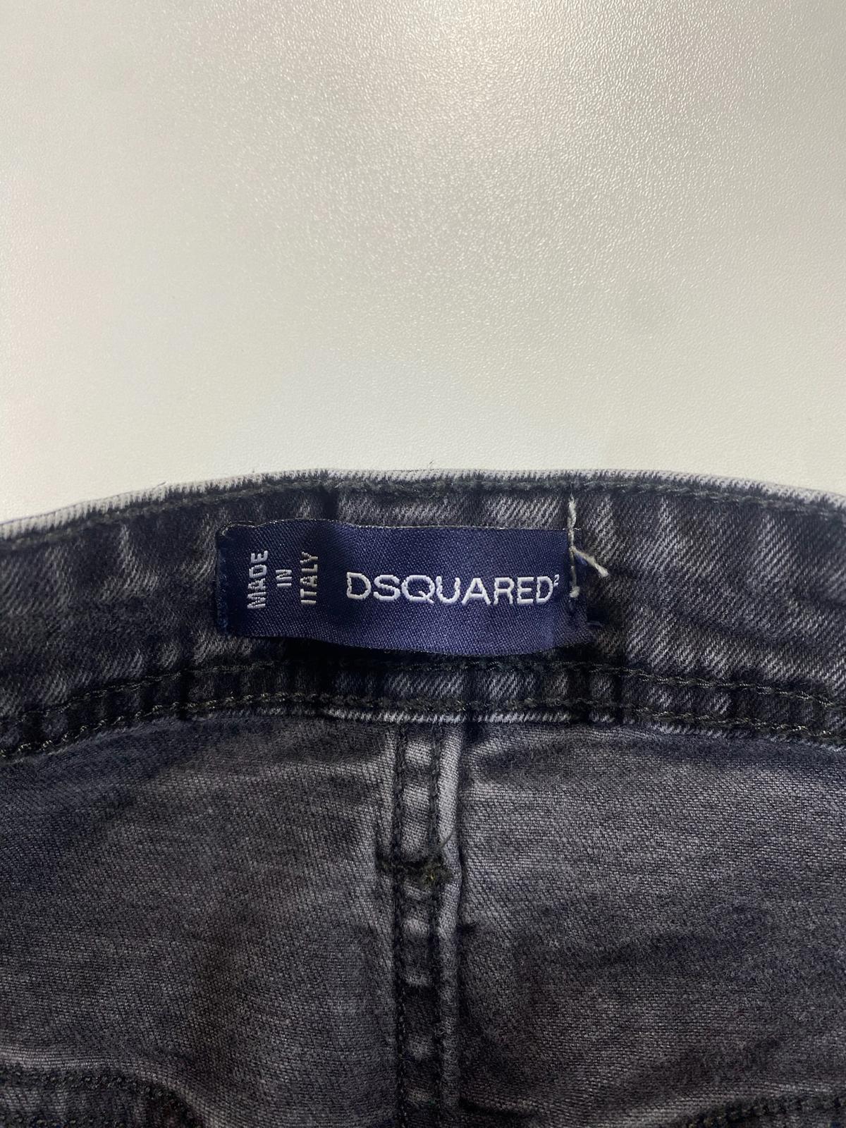 Dsquared2 Distressed Black Denim Jeans with CATEN D2 Patch