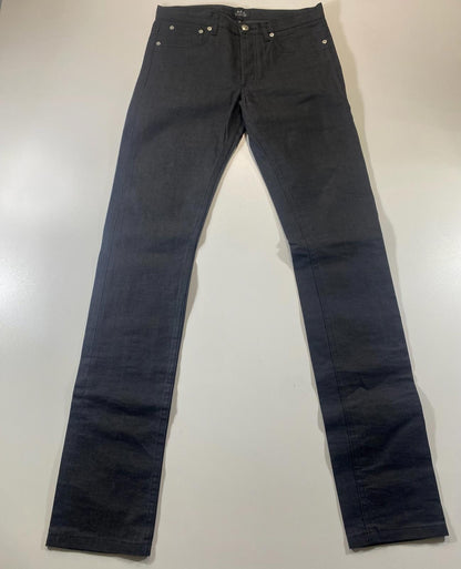 A.P.C. Petit Standard Jean Droit Etroit Black Jeans Size 28