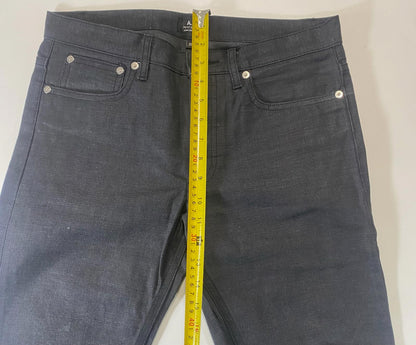 A.P.C. Petit Standard Jean Droit Etroit Black Jeans Size 28