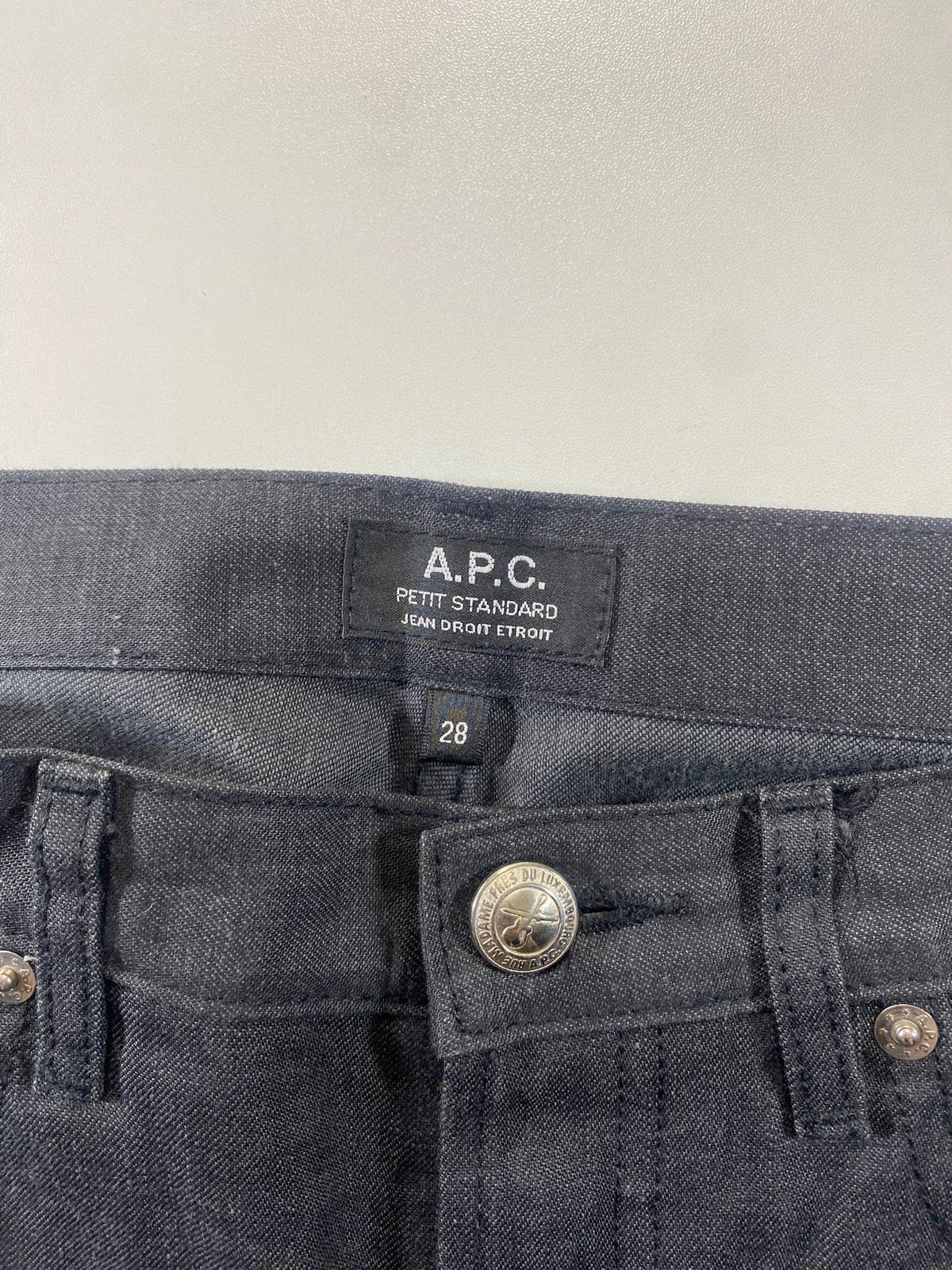 A.P.C. Petit Standard Jean Droit Etroit Black Jeans Size 28