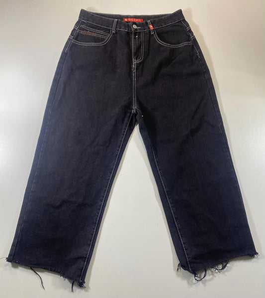 Vintage JNCO Black Wide Leg Denim Jeans 32