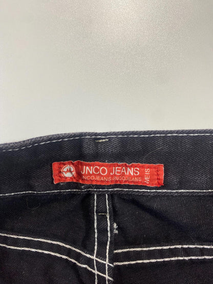 Vintage JNCO Black Wide Leg Denim Jeans 32