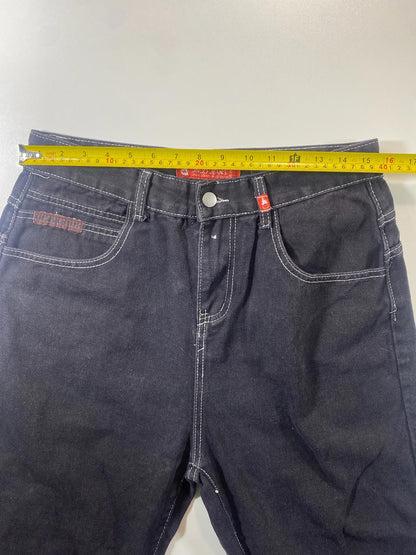 Vintage JNCO Black Wide Leg Denim Jeans 32