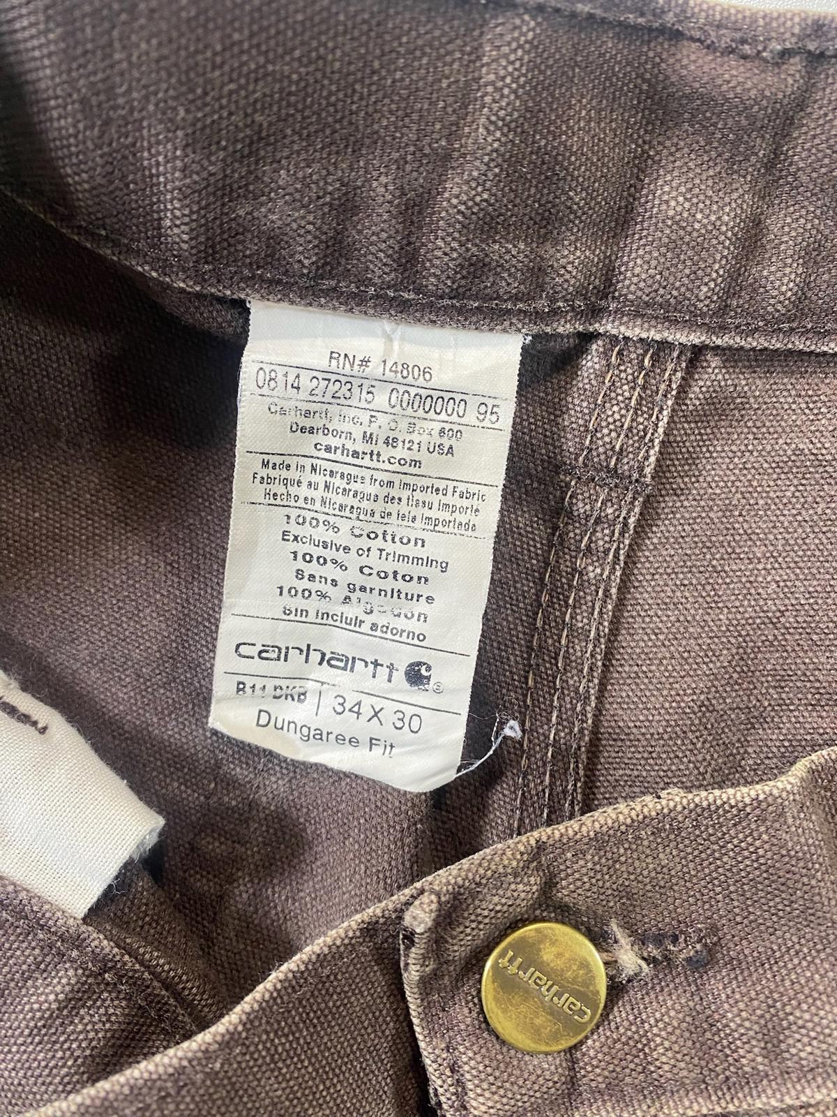 Vintage Brown Carhartt Workwear Pants 34