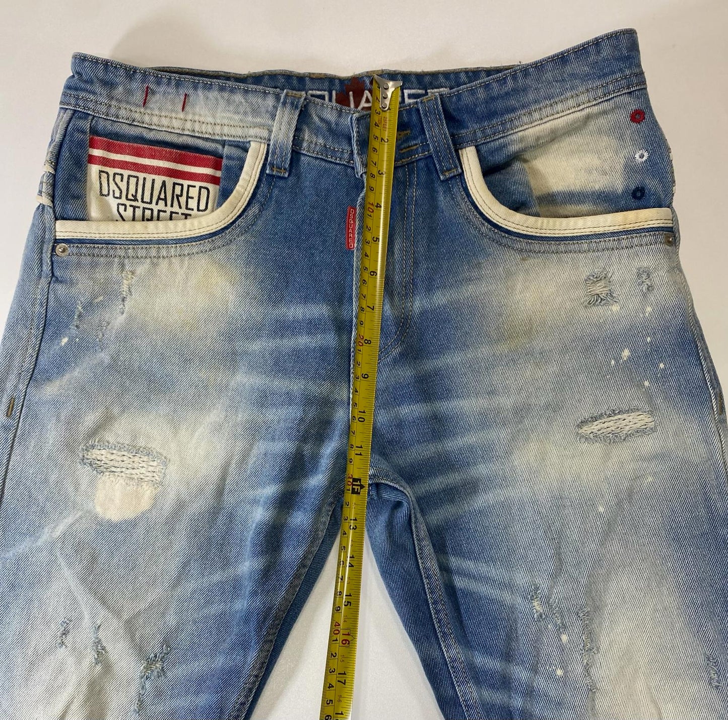DSquared2 Distressed Blue Denim Jeans 32
