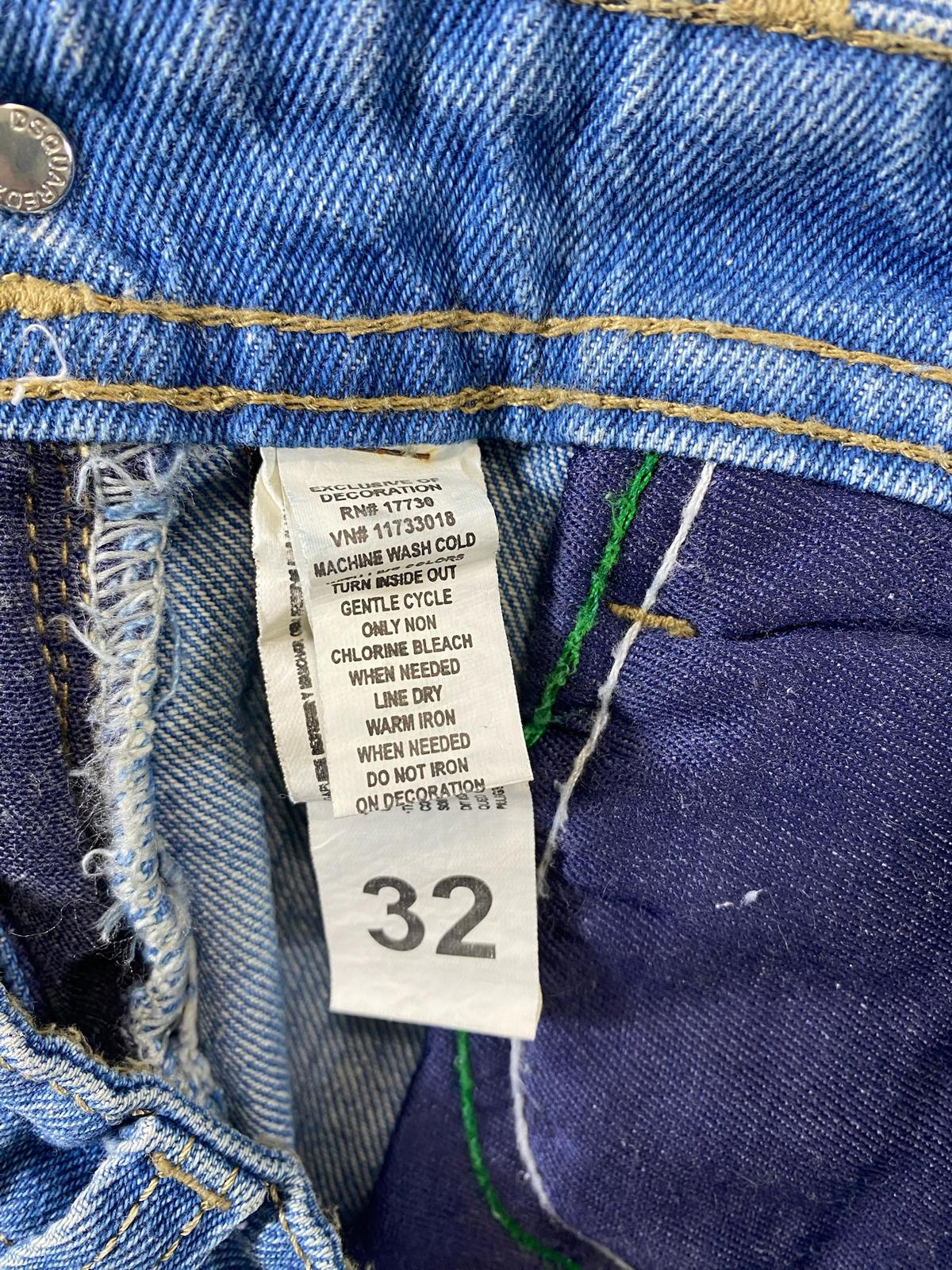 DSquared2 Distressed Blue Denim Jeans 32