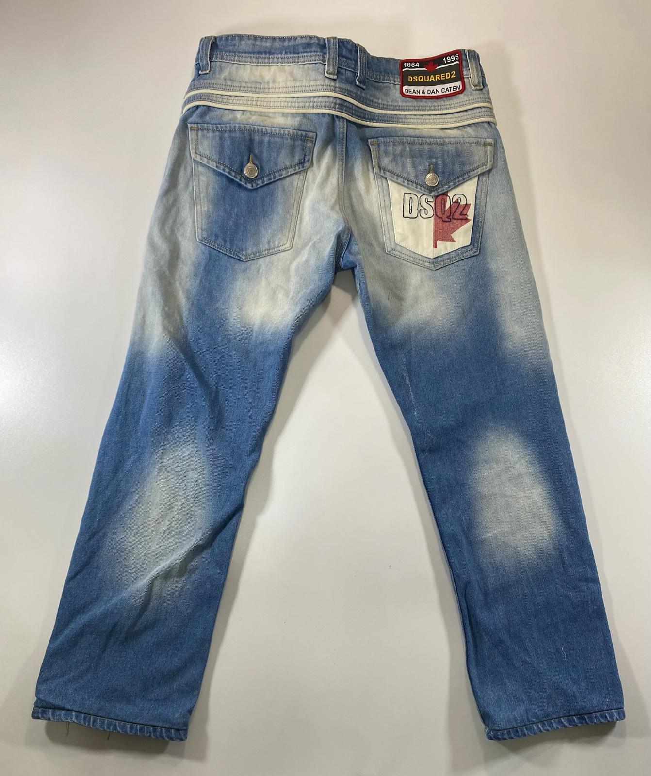 DSquared2 Distressed Blue Denim Jeans 32