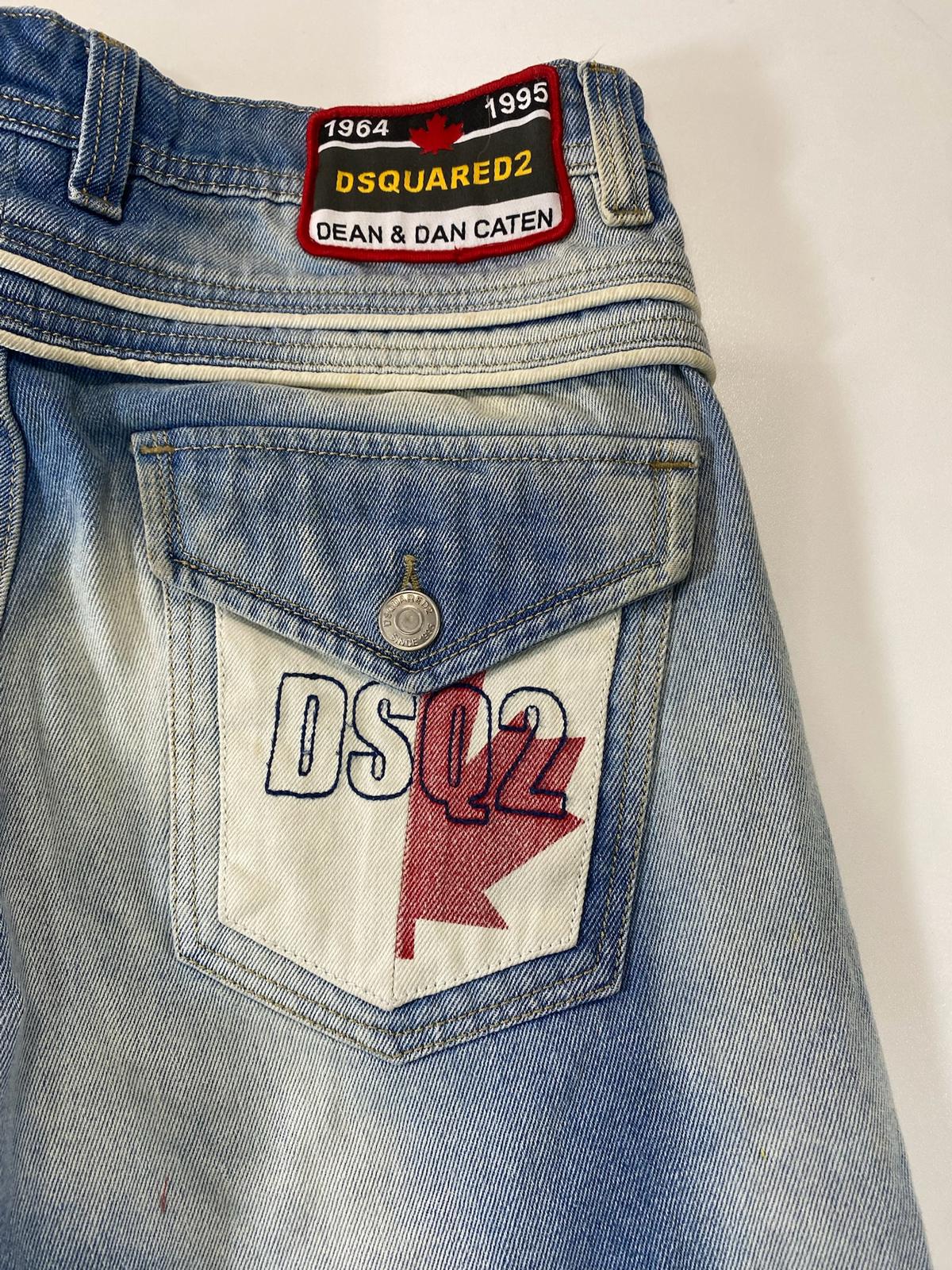 DSquared2 Distressed Blue Denim Jeans 32